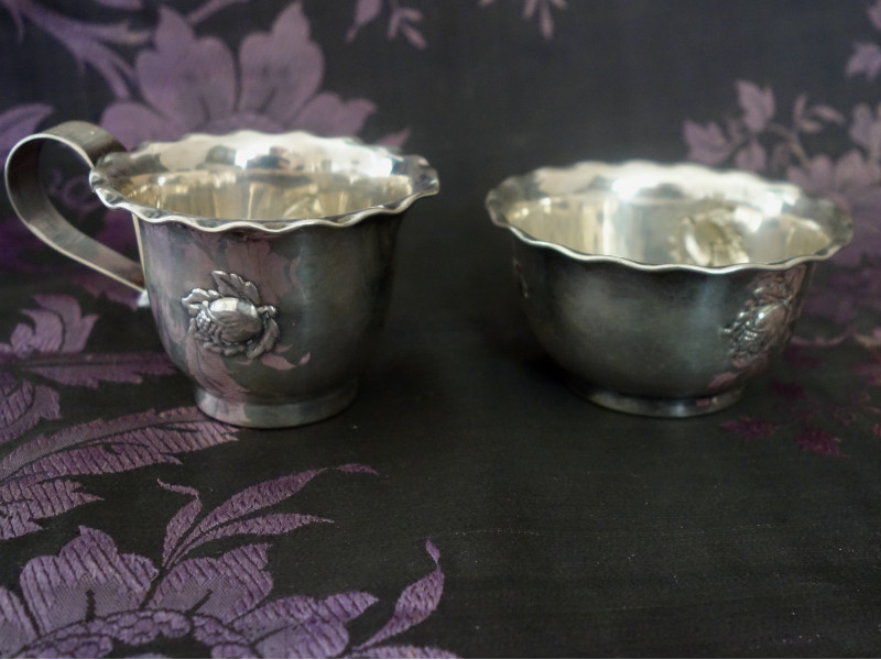 Silverset grädde och socker 590kr