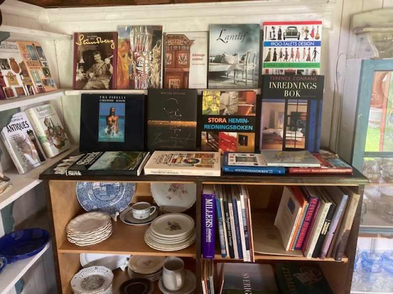 Antikböcker, fotoböcker mm